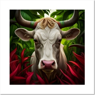 Charismatic Cow Posters and Art